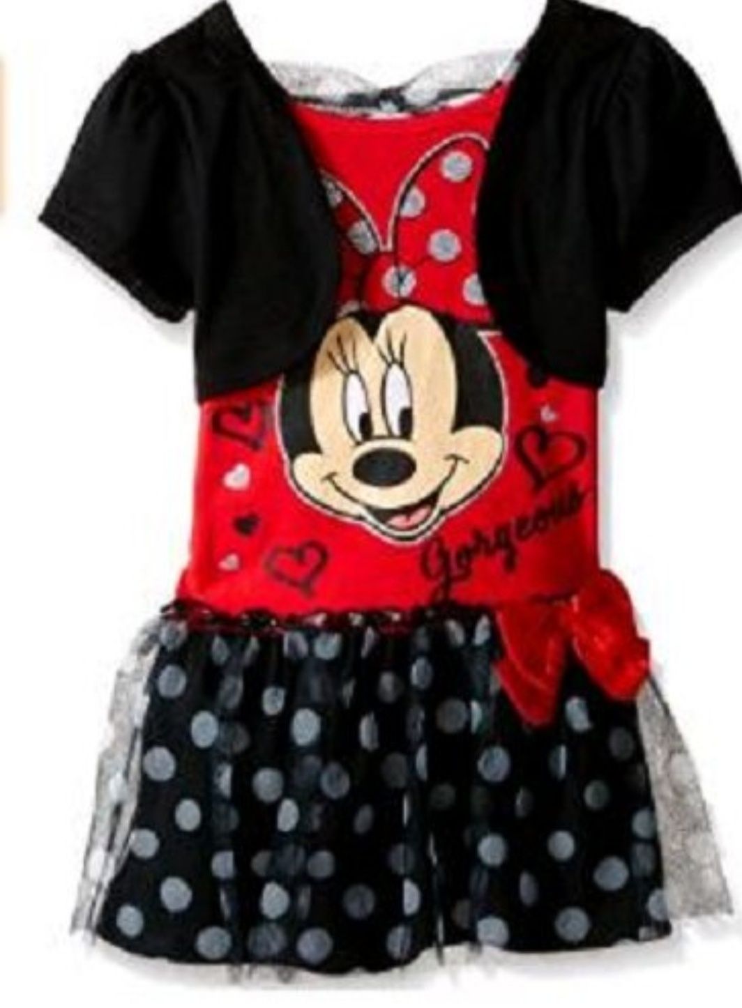 Дисней Disney платье с Мини Маус на 6 лет оригинал