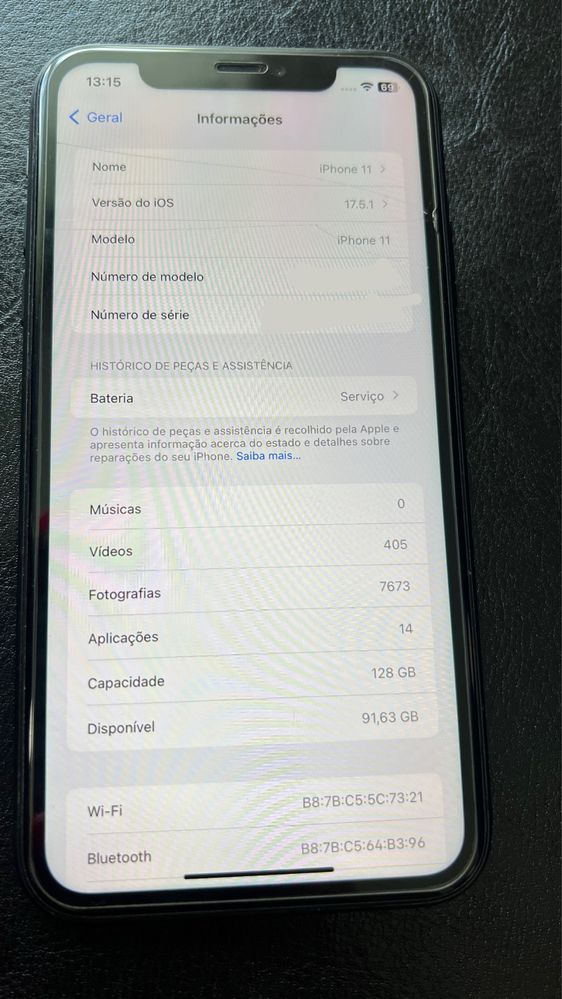 Iphone 11 128GB Bateria 73%