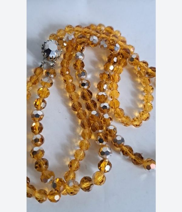 Stary naszyjnik jablonex koniakowy