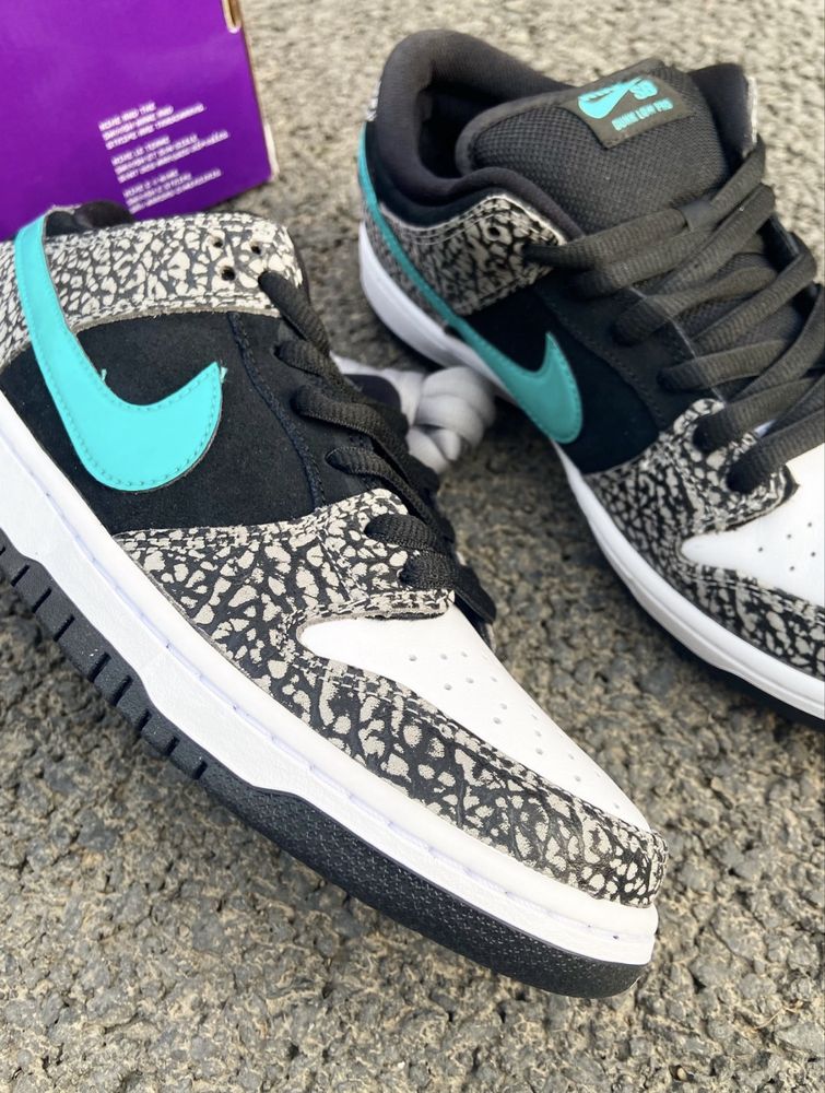 Кросівки Nike SB Dunk Low Atmos Elephant Найк Данки сб про элефант