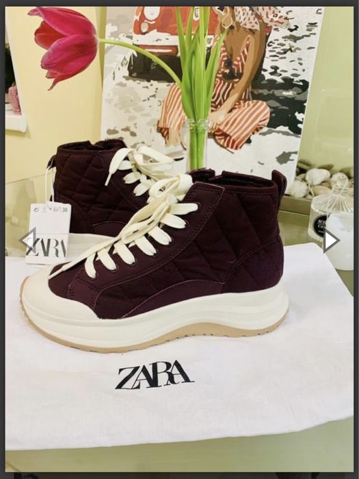 Хайтопы ботинки кеды Zara
