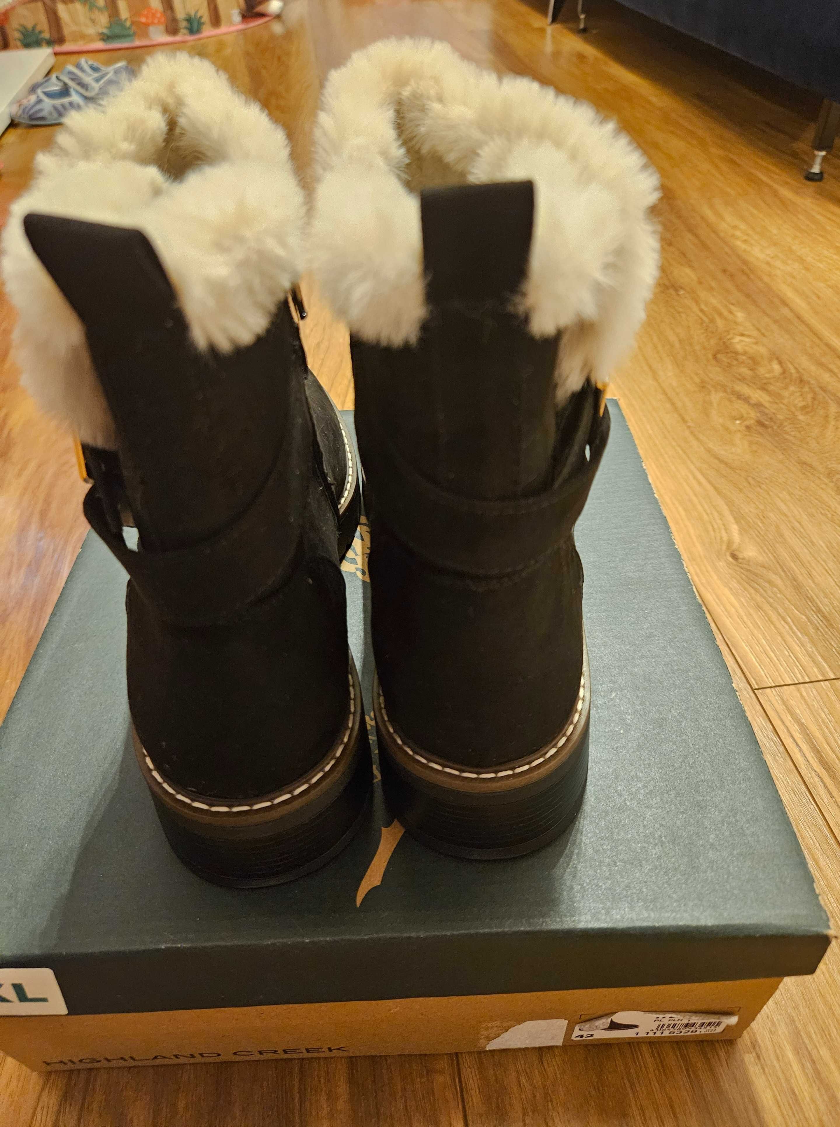 Buty botki 42 nowe Highland Creek futro