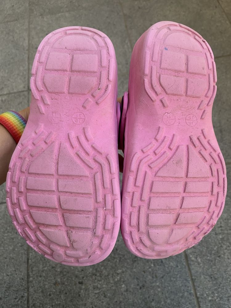 Klapki w typie crocs dziewczęce 30/31