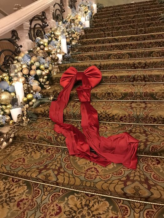 Бант гигант (новогодний декор)