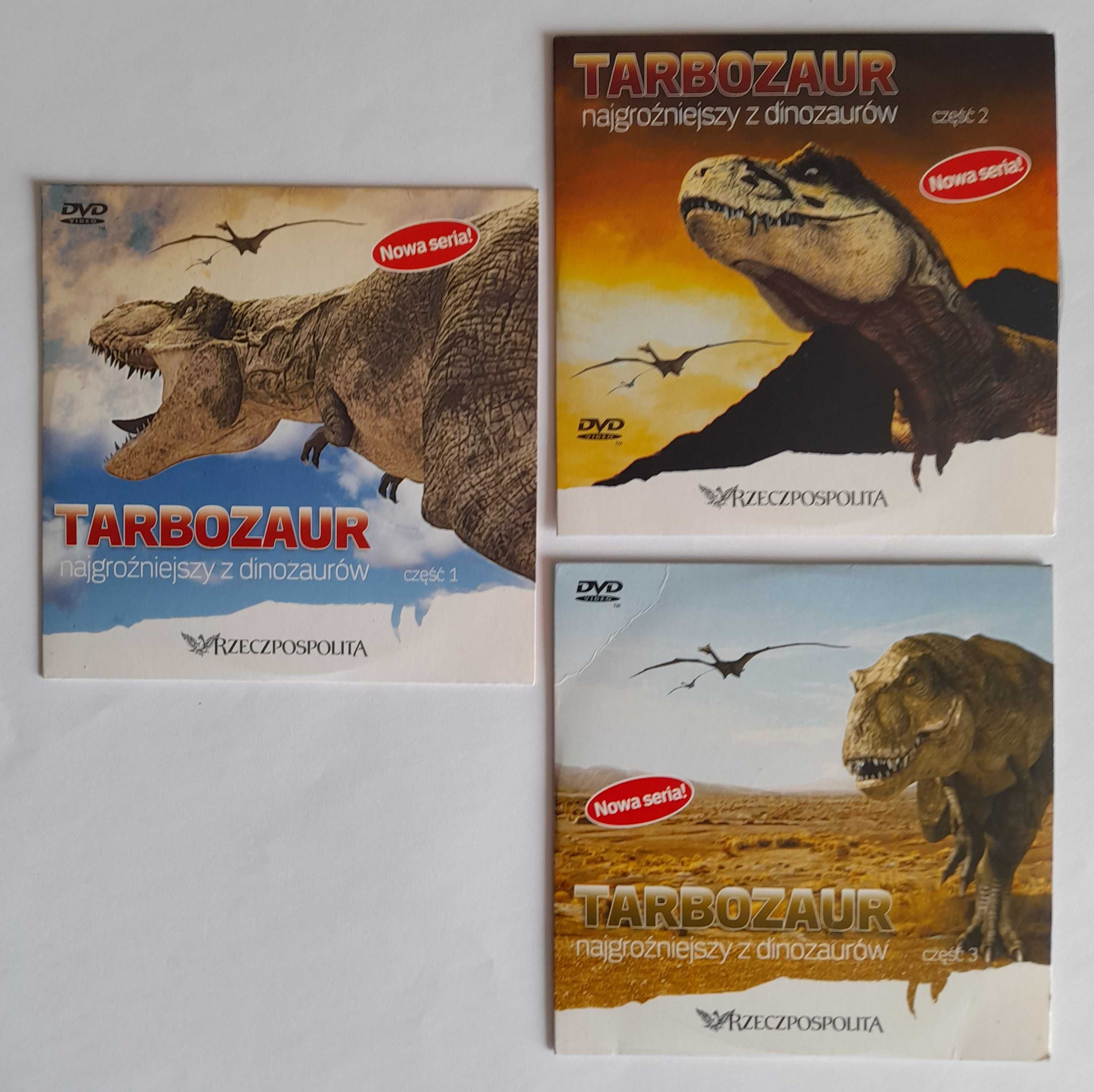 Najgroźniejszy z dinozaurów 3 x DVD Tarbozaur