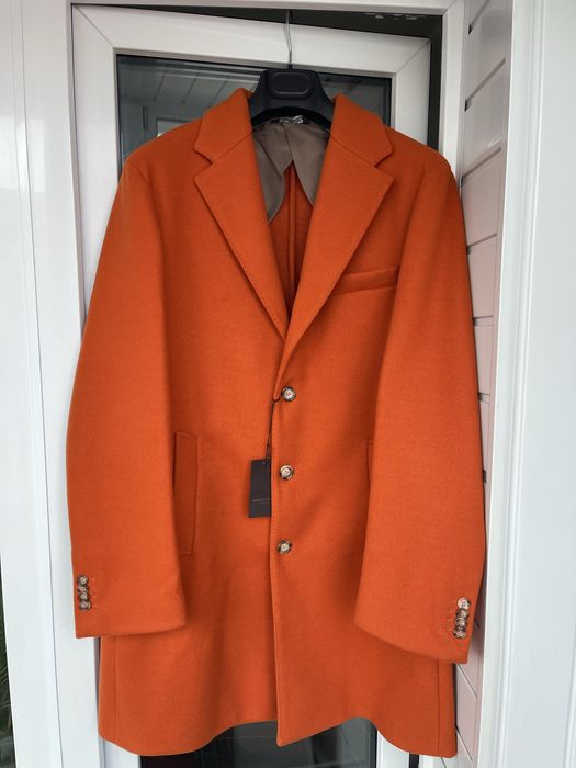 Чоловіче пальто демісезонне Andrea Maggi Milano, XL, 100% полікотон