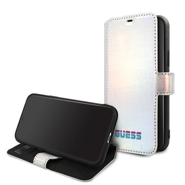 Etui Guess Iridescent Na Iphone 11 Pro Max - Srebrne