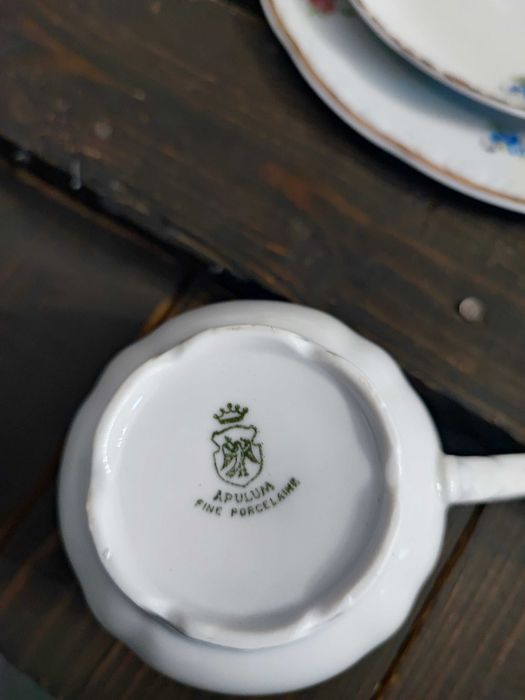 Zestaw sniadaniowy rumuńska porcelana Apulum