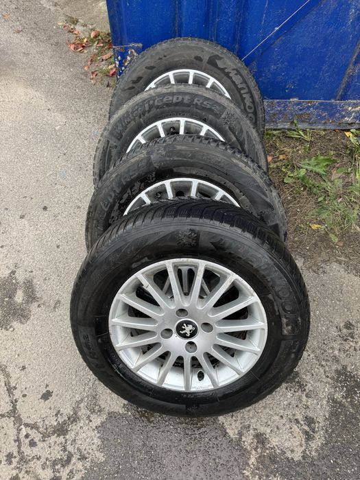Диски Шини Peugeot 3008 5008 Partner Citroen Picasso C3 Berlingo R 15