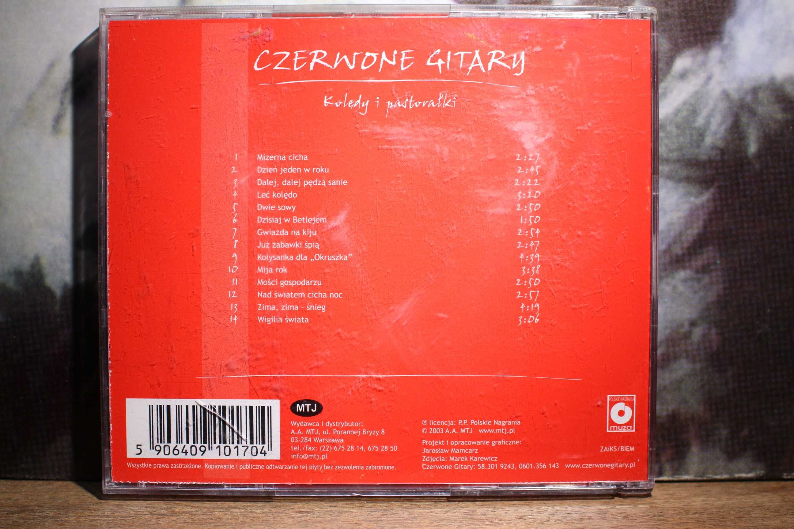 CZERWONE GITARY Kolędy i pastorałki 2003 CD bdb-