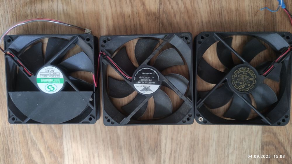 Вентиляторы 12В, разные.