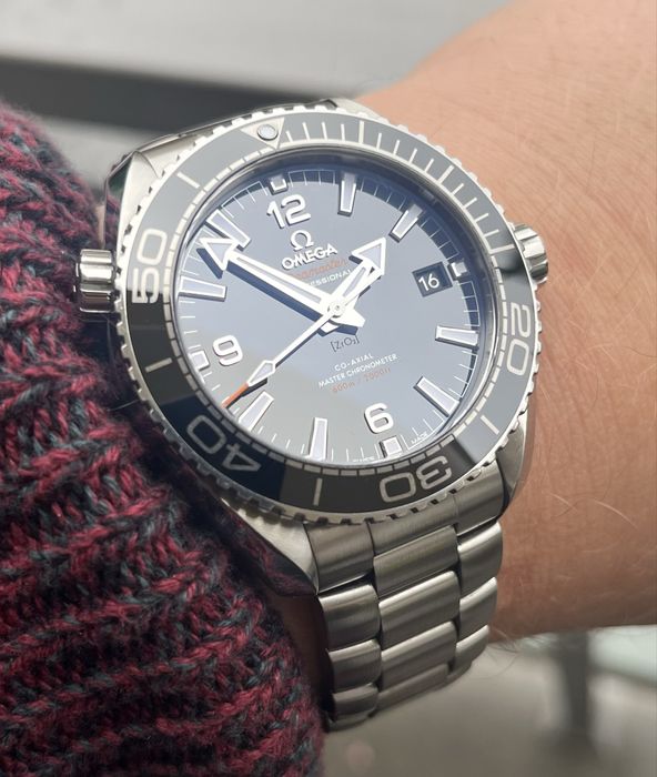 Omega Planet Ocean 600m, wymienie na Breitling Navi B01 43 mm