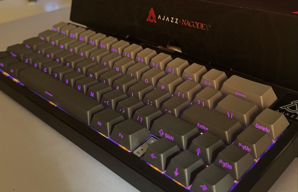 •Клавіатура Ajazz AK 650 Black Gradient Daydream switch + подарунок•