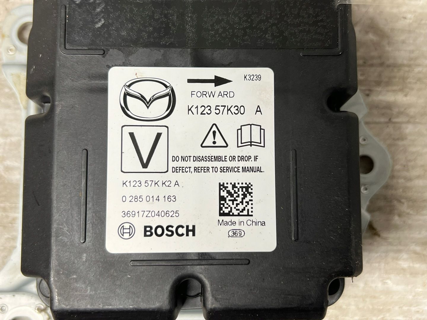 MODUŁ SENSOR PODUSZEK AIR BAG MAZDA CX-5 II K12357K30