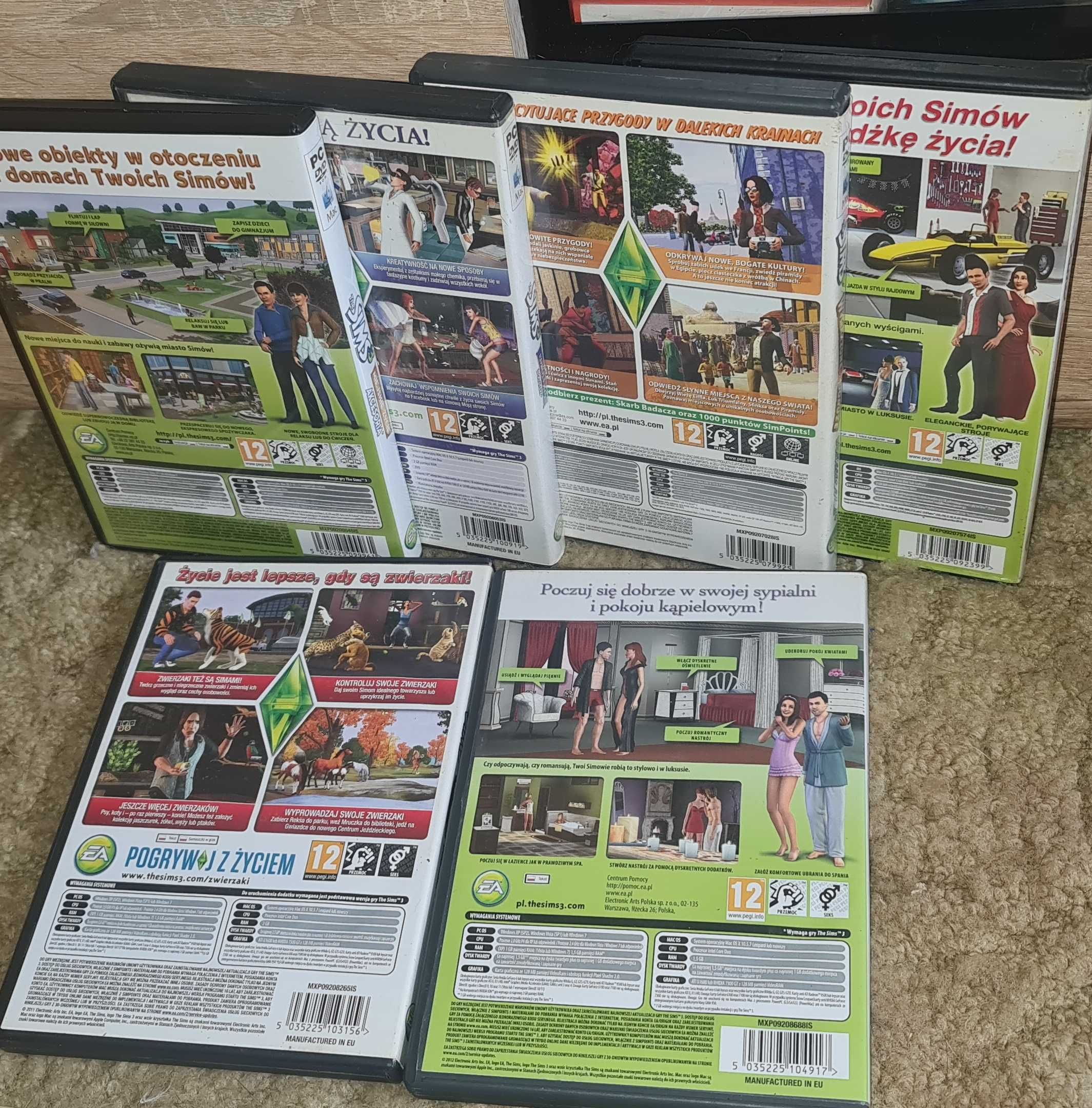 The Sims 3 Zestaw 6 Dodatków PC / PL
