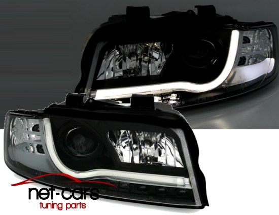 Reflektory Lampy przód AUDI A4 B6 8E TUBE LIGHTS NEON B