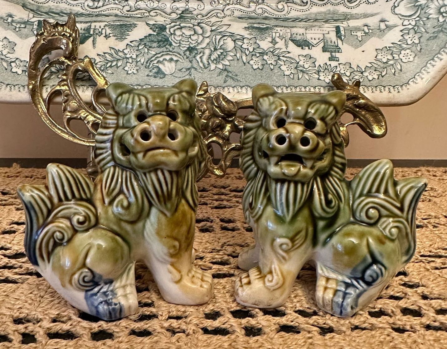 Cães de foo em cerâmica