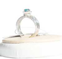 Золотое кольцо из белого золота с бриллиантами 1,17 ct. Diamant Queen