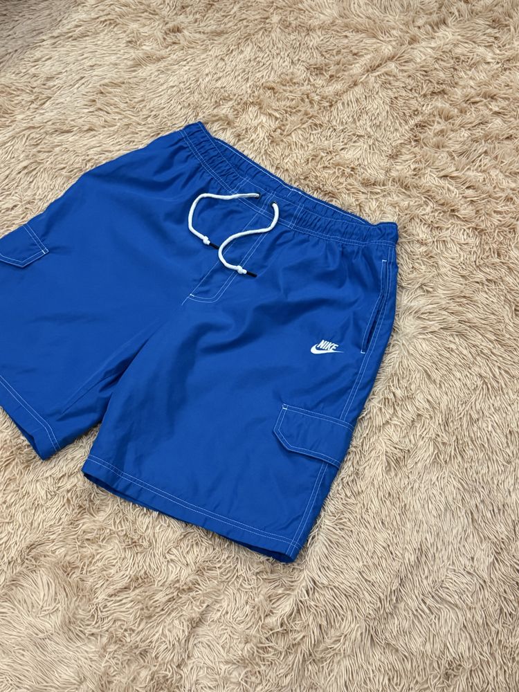 Синие карго шорты nike найк оригинал xl