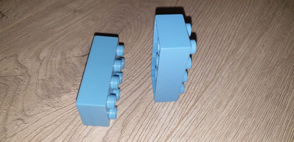 Klocki lego duplo 2x4 niebieskie 2szt