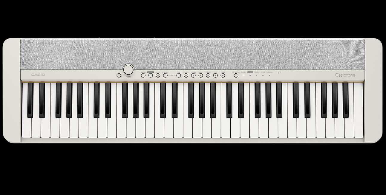 CASIO CT-S1 Białe Pianino + Statyw + Ławka + Słuchawki | ZESTAW