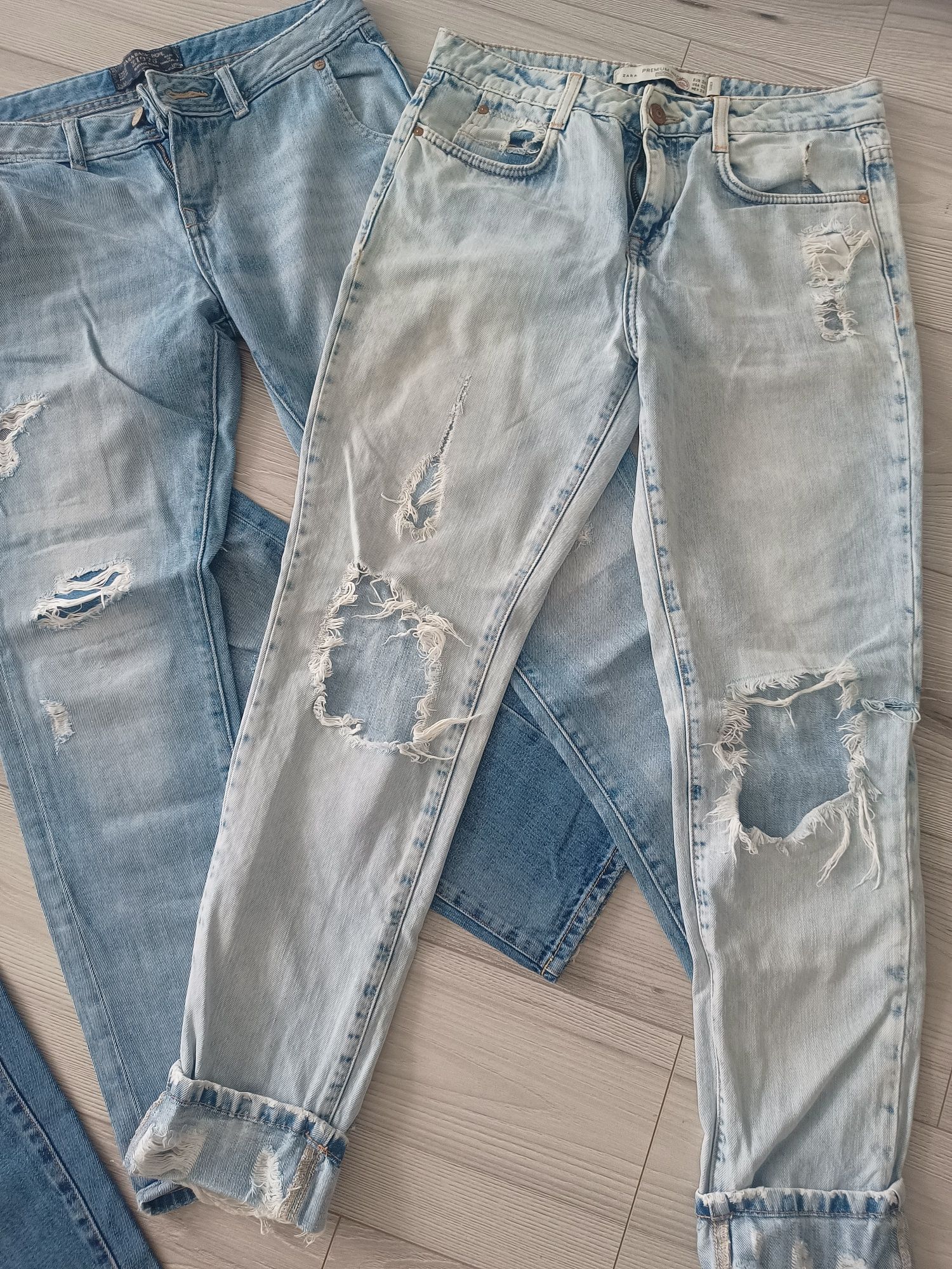 Spodnie jeansowe Zara rozm xs