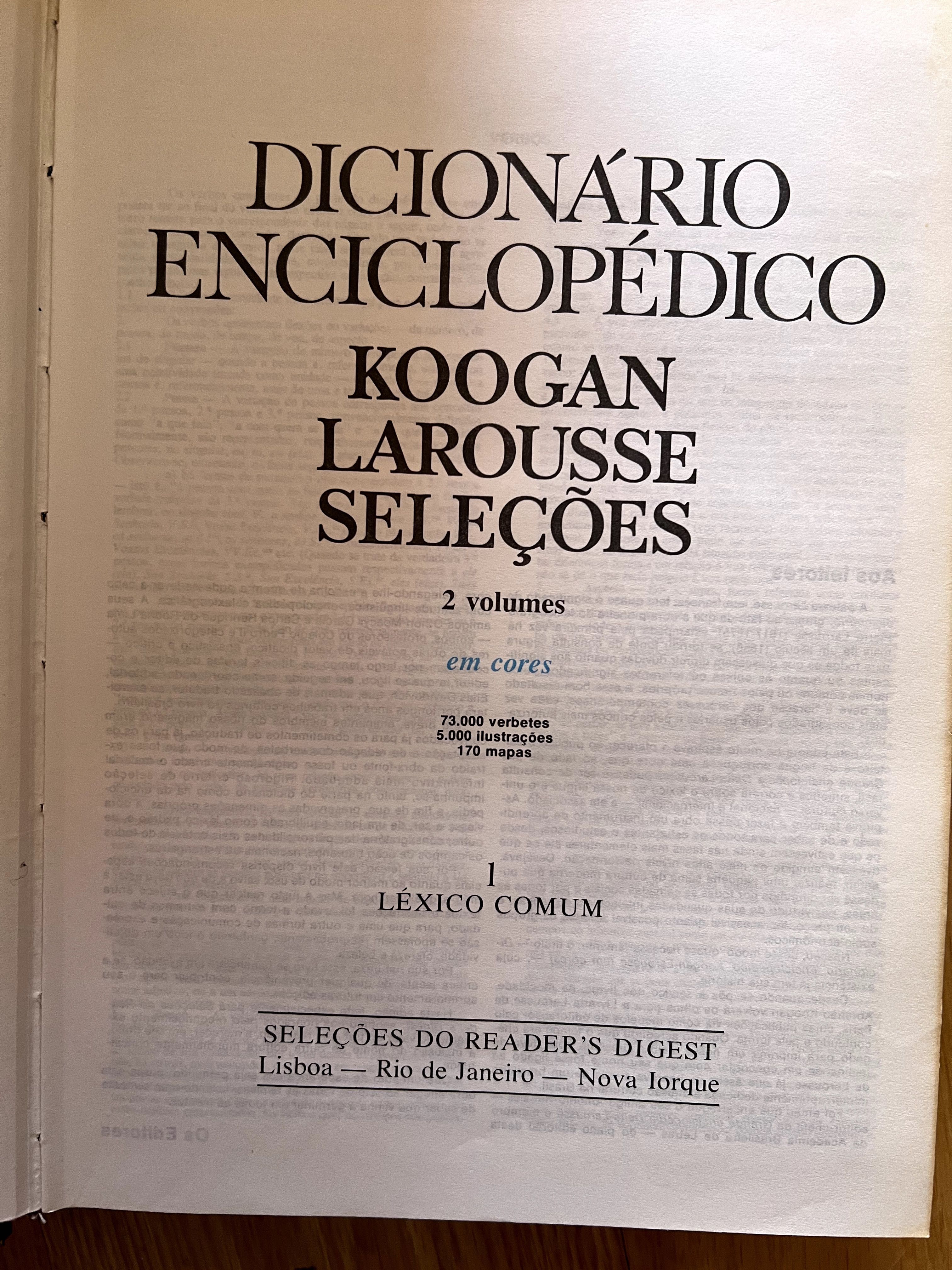 Dicionário Enciclopédico Koogan Larousse Seleções (preço conjunto)