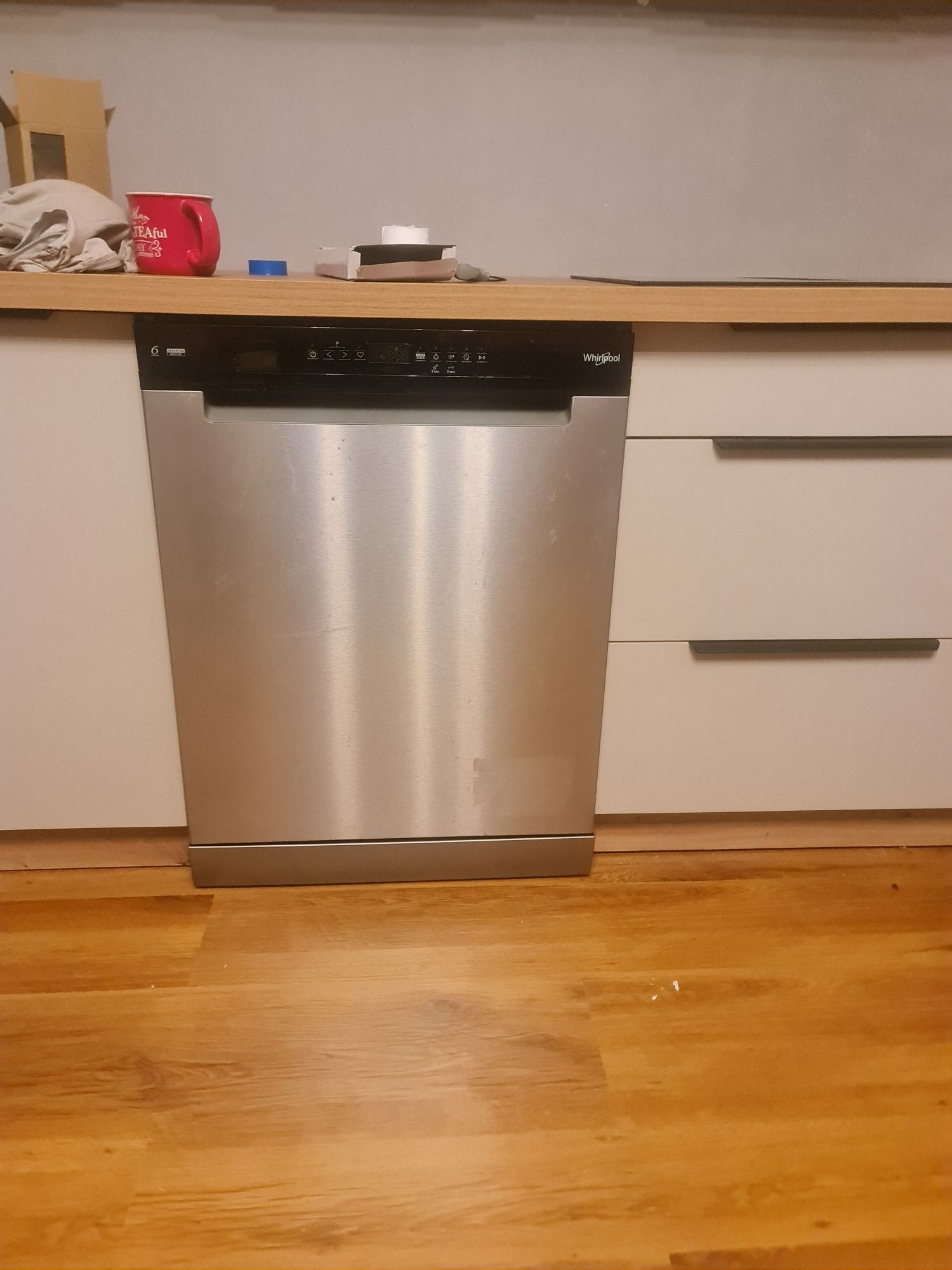 Zmywarka Whirlpool 60cm Automatyczne otwieranie drzwi Szufl