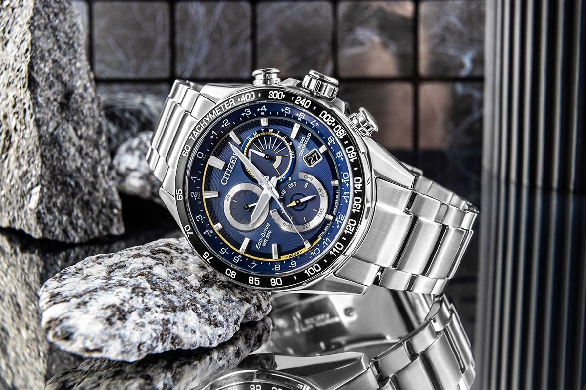 zegarek męski citizen eco-drive radio-controlled cb5914-89l + box