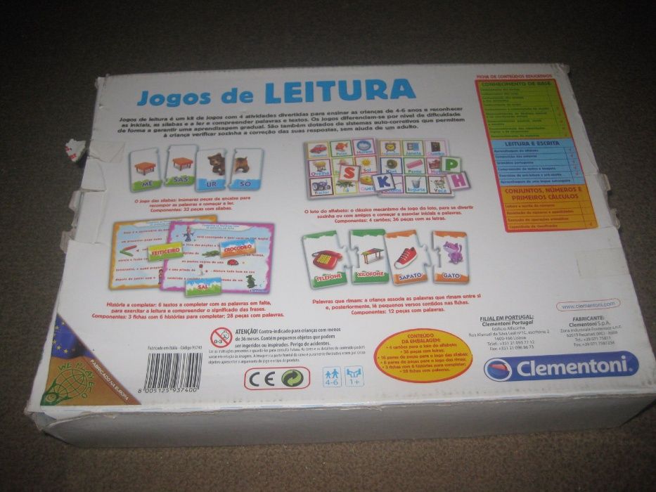 Jogo Educativo "Jogos de Leitura"