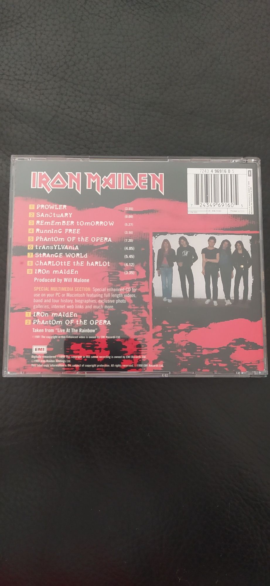 Iron maiden CD enhanced