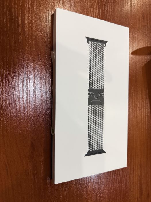 Ремешек Apple Watch 49mm Black Titanium Milanese Loop - Small