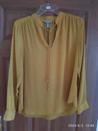 Bluzka damska musztardowy (ciemno żółta) r 40 H&M , uźywana