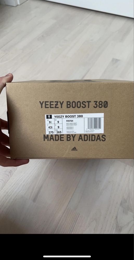 Yeezy boost 380 mist