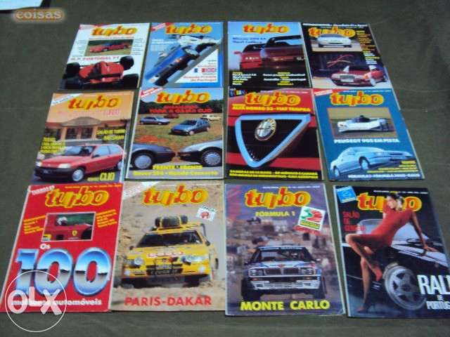 Revista Turbo - Anos 1981 a 1992 completos