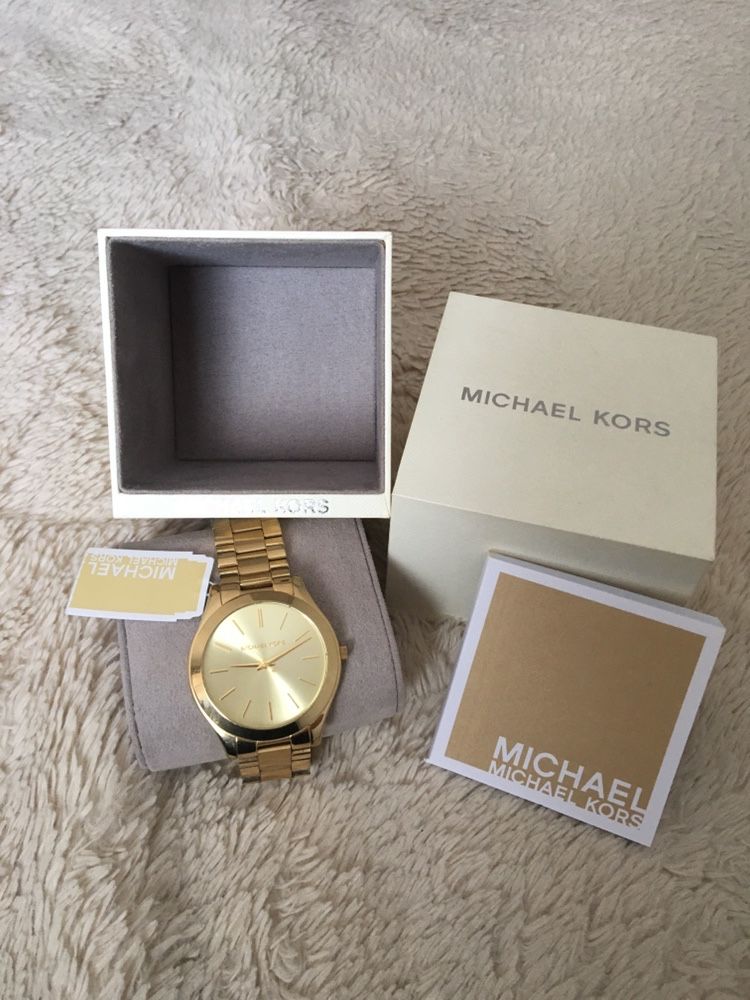 Michael Kors zegarek MK 3179 RUNWAY GOLD