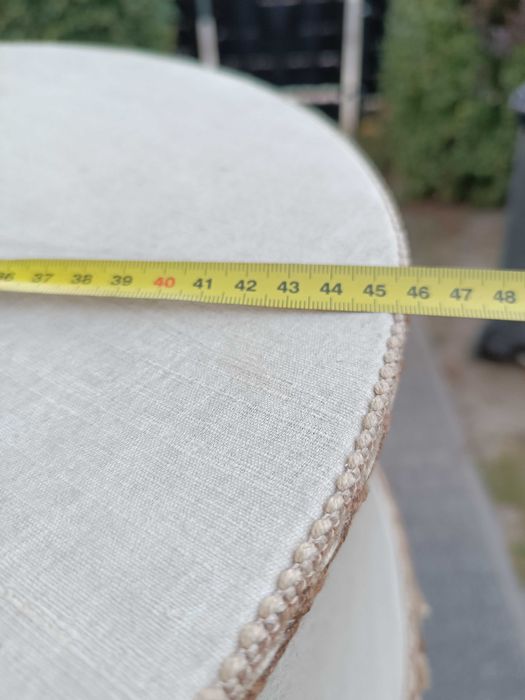 lampa wisząca drewniana abażur stara prl vintage