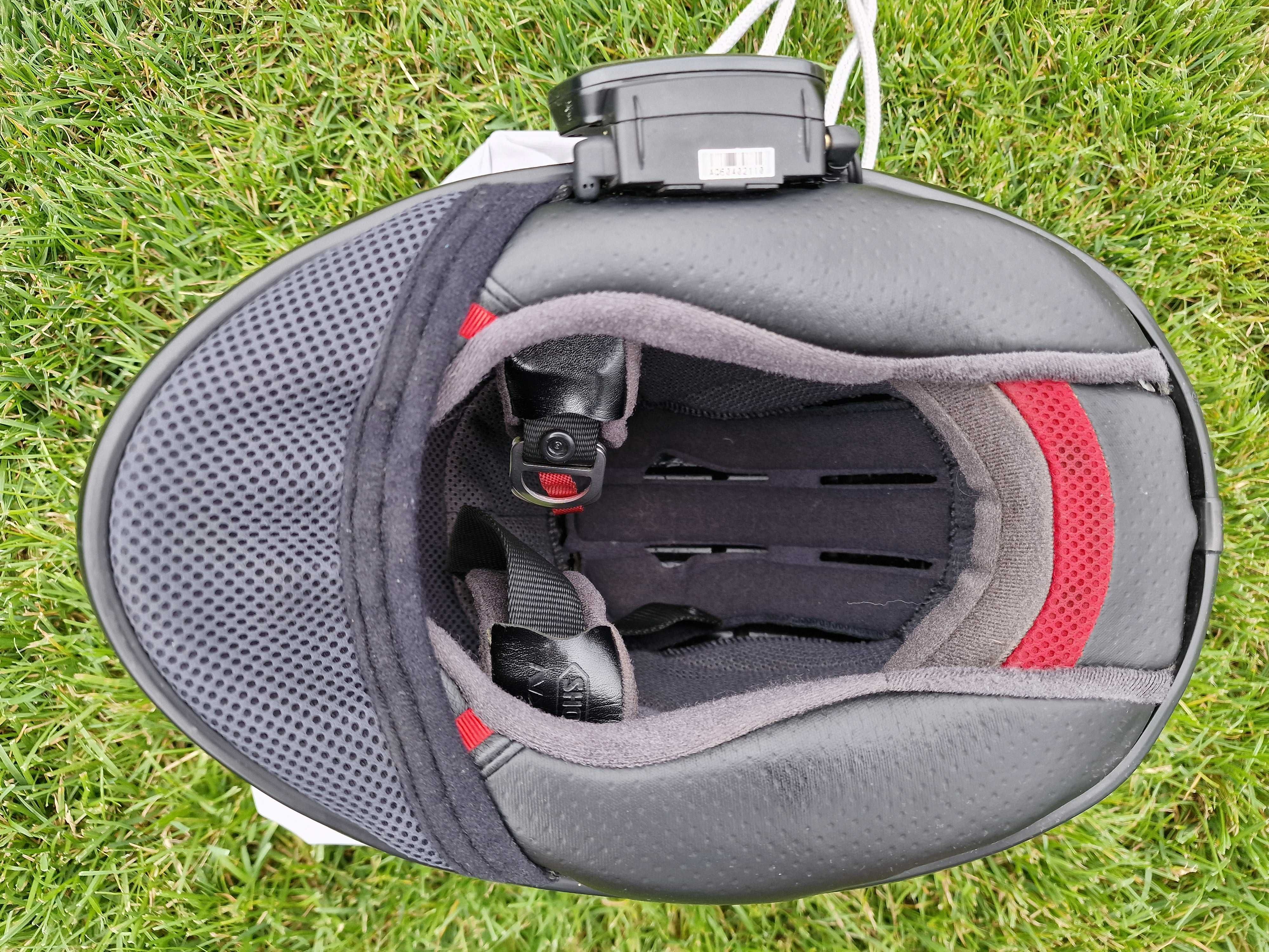 Kask Shoei NXR rozmiar S + szyba CWR - 1 + scalarider 3