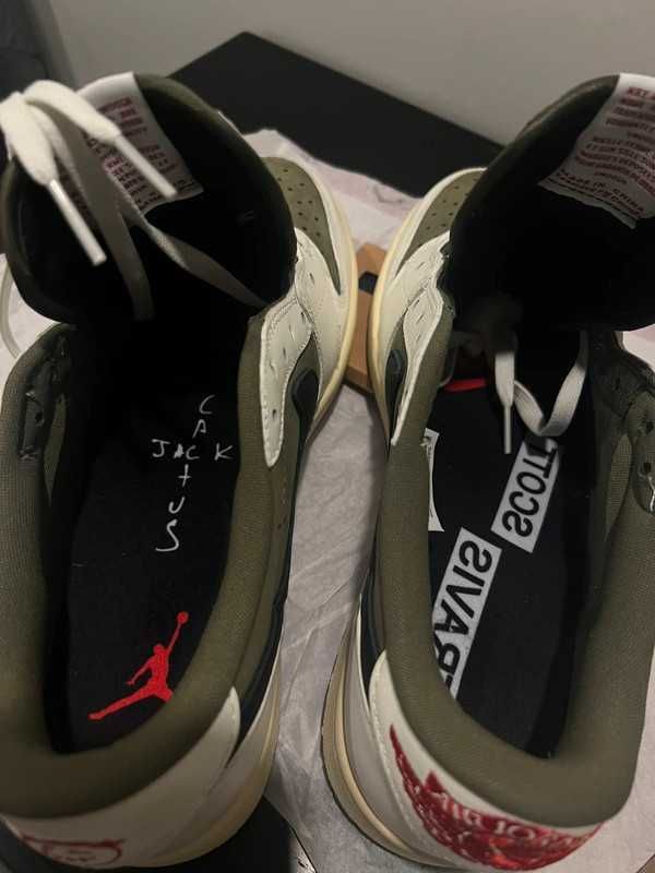 Jordan 1 Retro Low OG SP Travis Scott Olive R.43