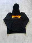 Czarna bluza z kapturem Thrasher / skate hoodie