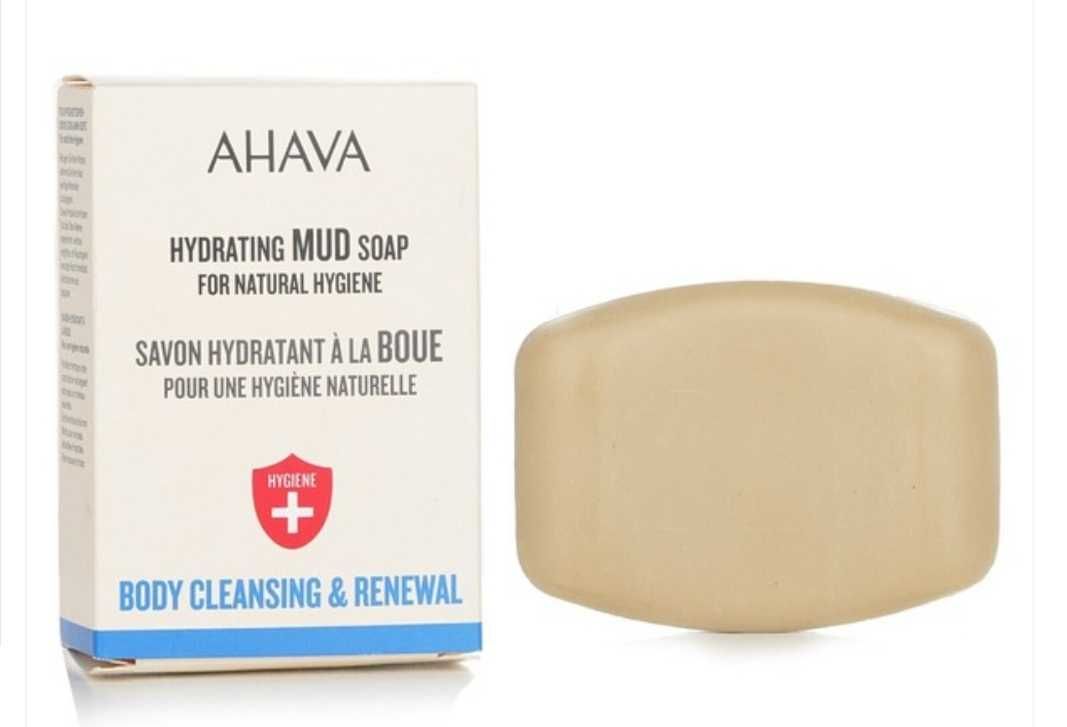 AHAVA грязевое увлажняющее мыло Hydrating mud soap for natural hygiene