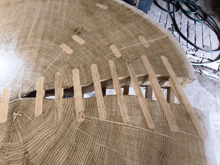 Stół z plastra dębu 110 cm
