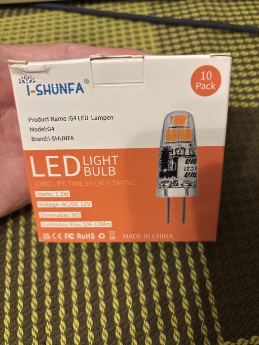 Набір Led ламп G4 Led 12V