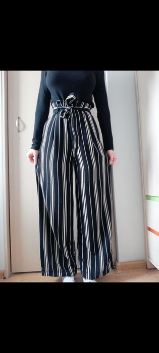Szerokie spodnie w paski