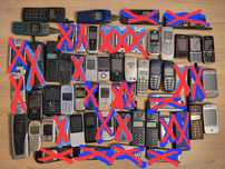 Stare telefony komórkowe kolekcja zestaw złom odzysk elektronika Nokia