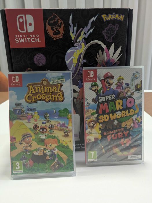 Nintendo Switch OLED Pokemon Edition + Jogos