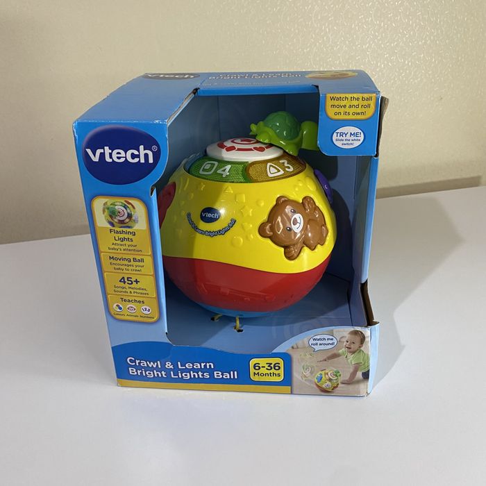 Розвиваючий мяч VTech Crawl & Learn Bright Lights Ball 6м+ 1+