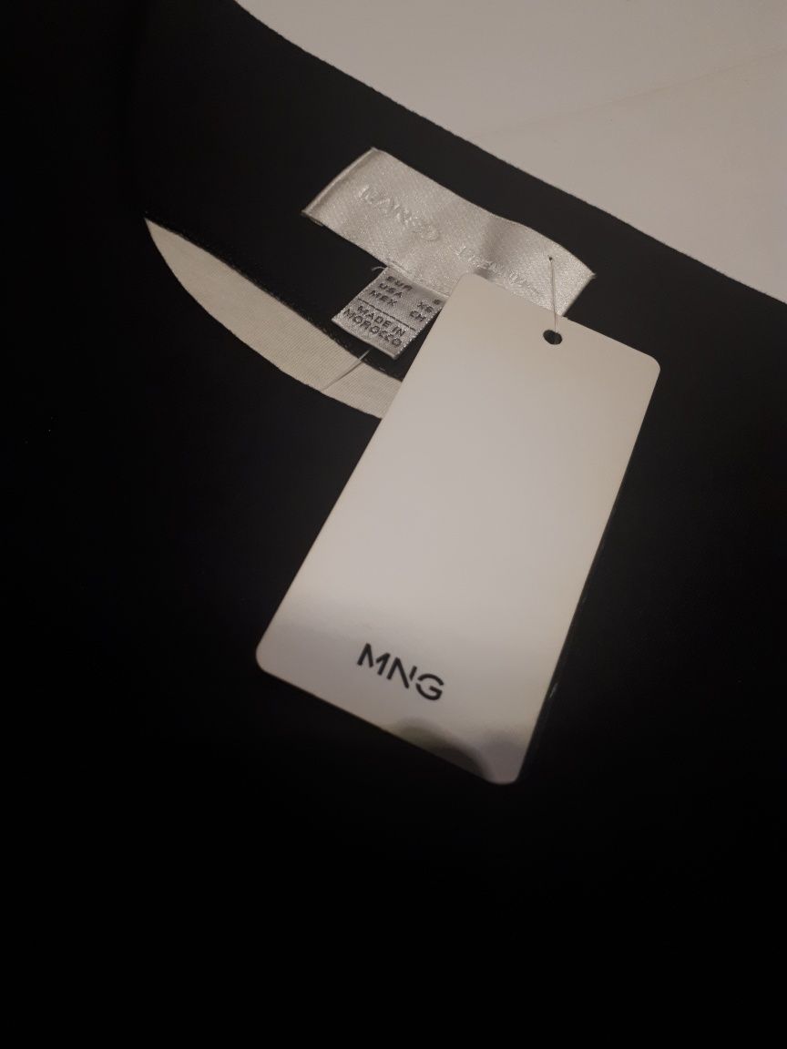 Mango bluza pianka neopren XS S M 36 38 oversize pudełkowa NOWA unikat