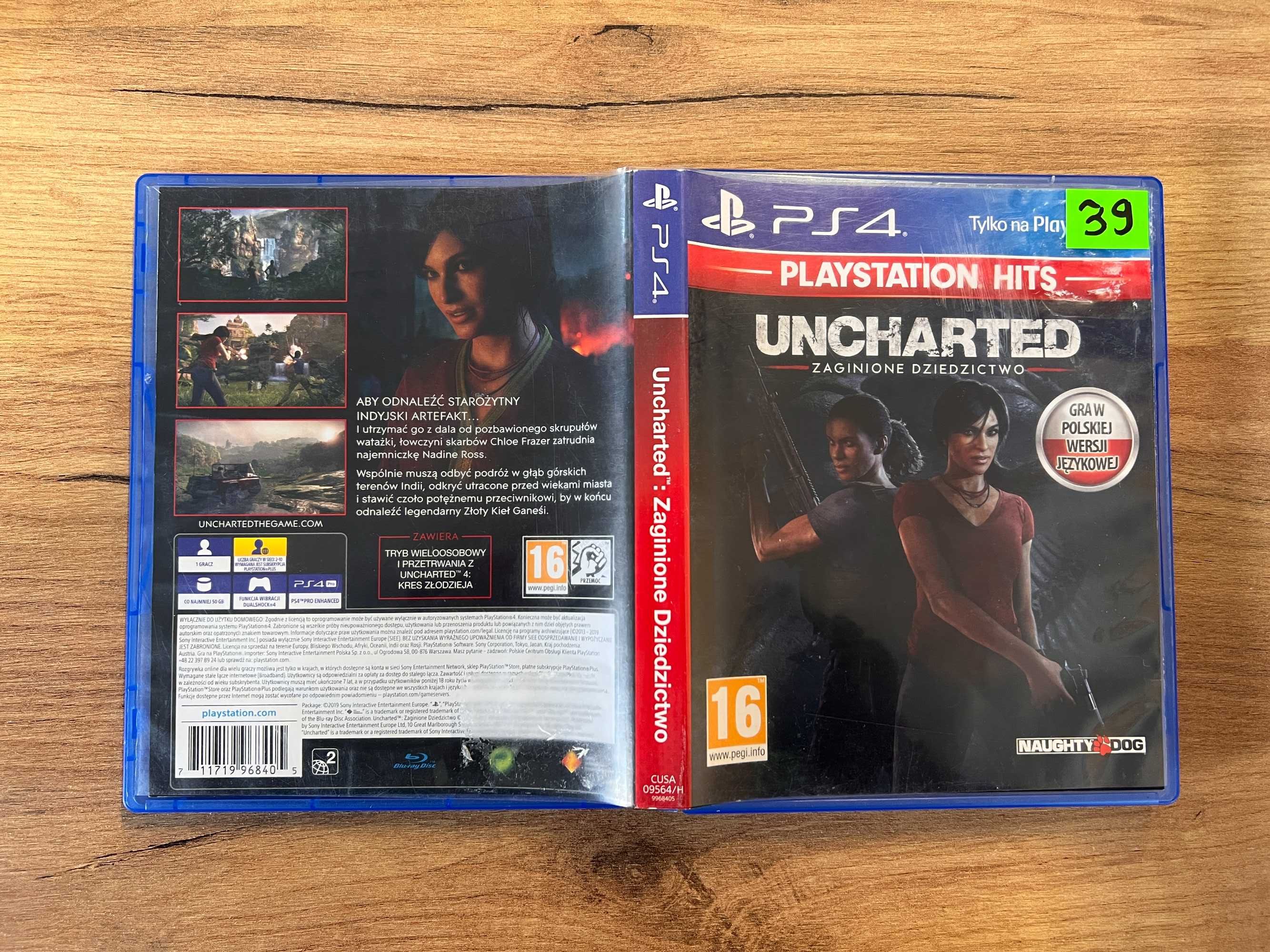 Uncharted Zaginione Dziedzictwo PS4 | Sprzedaż | Skup | Wymiana |
