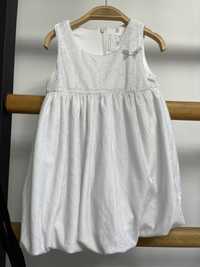 Śliczna biała sukienka / chrzest 5-10-15, r. 80.